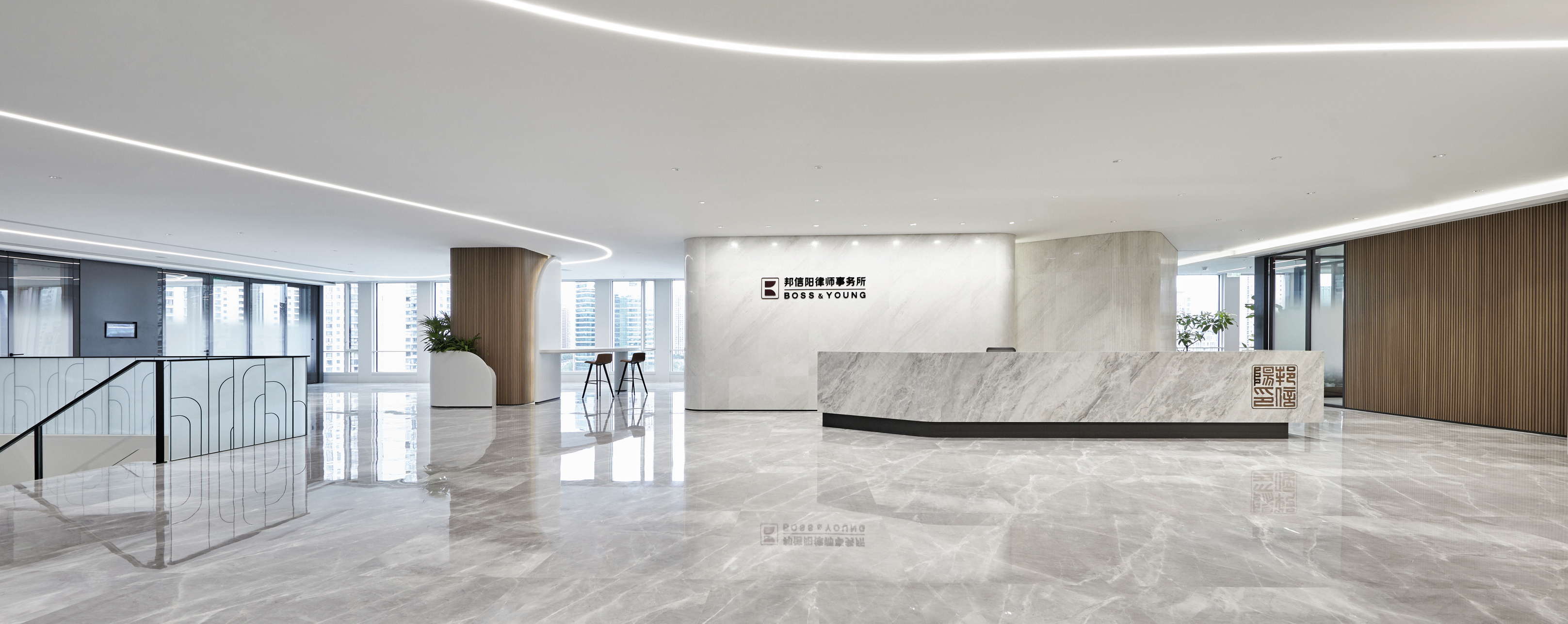 邦信阳上海办公室前台