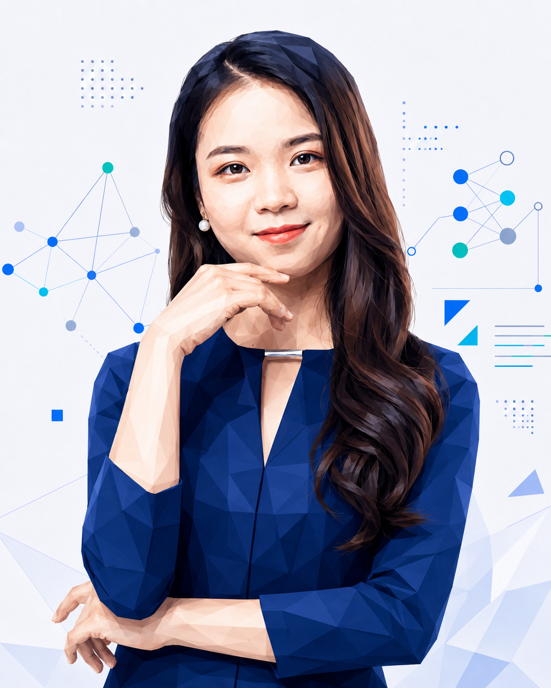 上官凯云律师科技风肖像